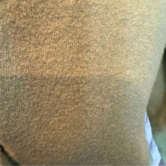 Eileen Fisher Cardigan Jacket Merino Blend Size Large 3 Button V Neck Green - Picture 10 of 10